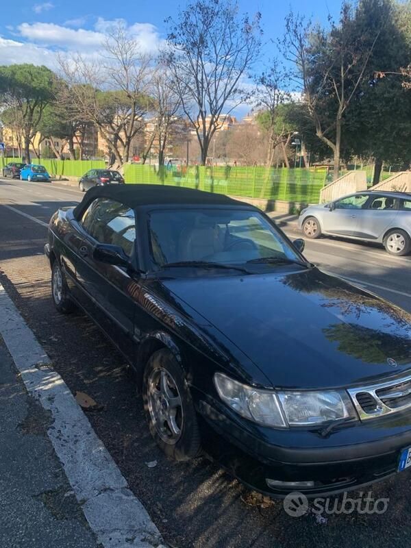 Usata Saab 9-3 2002 Nero Cabrio