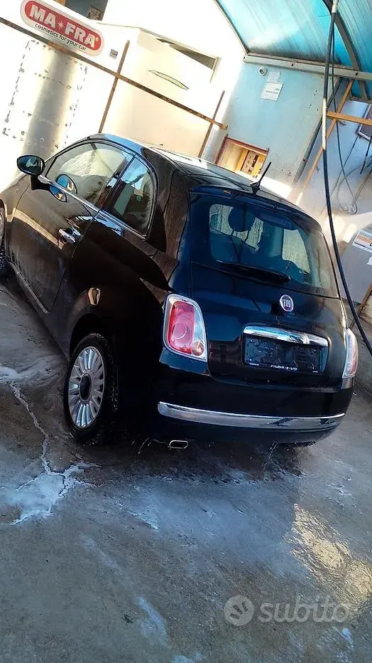 Usata Fiat 500 Lounge 69 CV (50 kW) 2013 Nero Berlina