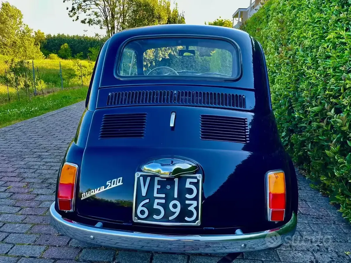Usata Fiat 500 45 CV (33 kW) 1970 Blu Utilitaria