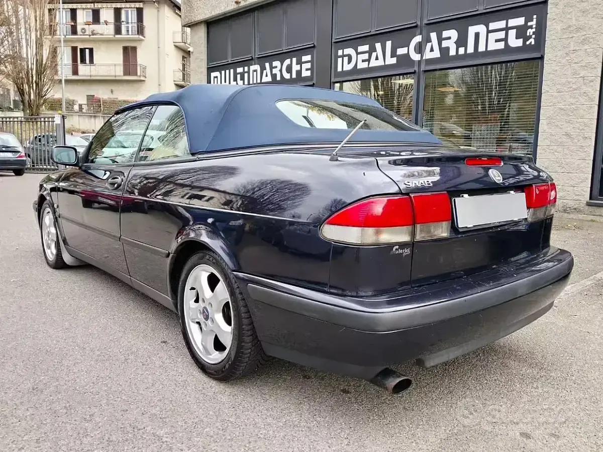 Usata Saab 9-3 Cabriolet 150 CV (110 kW) 2002 Blu Cabrio