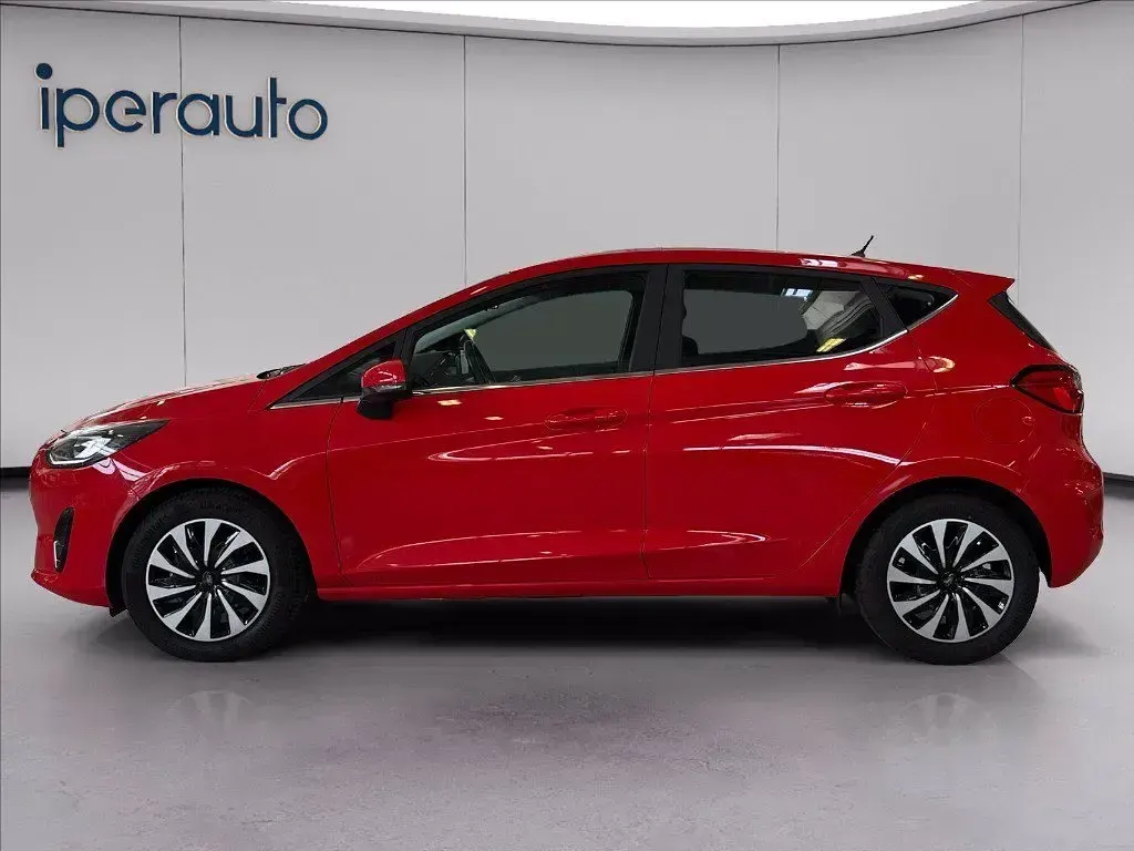 Usata Ford Fiesta Titanium 125 CV (91 kW) 2022 Rosso Utilitaria