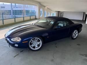 Usata Jaguar XKR 363 CV (266 kW) 2002 Blu Cabrio