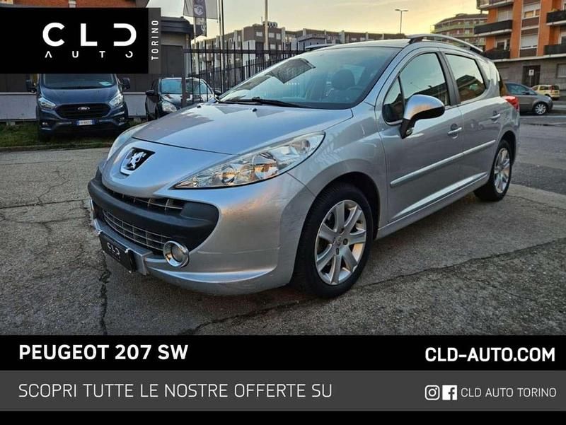 Grigio Usata 2008 Peugeot 207 Station wagon | 3500 € (Buon prezzo) - Immagine 1/4