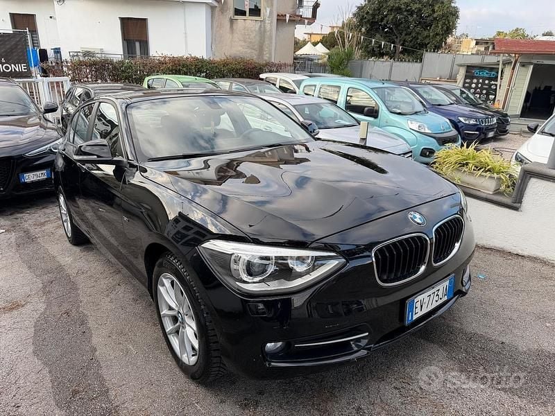 Usata BMW 116 Sport Line 115 CV (84 kW) 2014 Nero Utilitaria