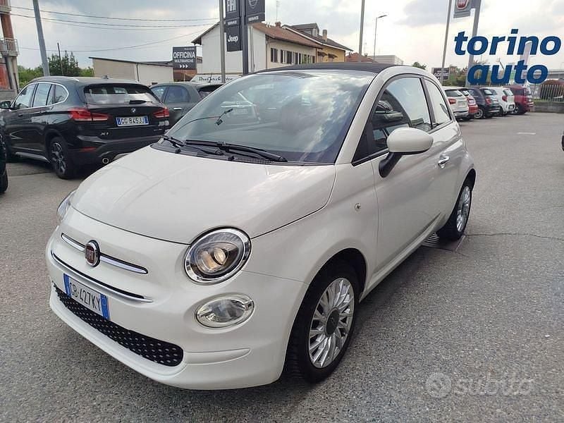 Usata Fiat 500C Lounge 70 CV (51 kW) 2020 Bianco Cabrio