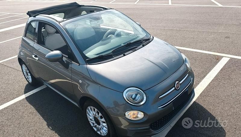 Usata Fiat 500C Dolcevita 69 CV (50 kW) 2019 Grigio Cabrio