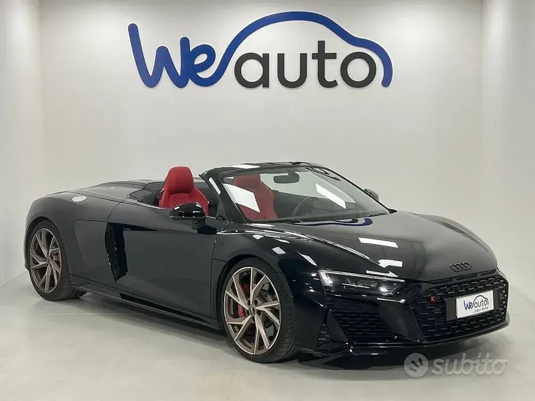 Usata Audi R8 Spyder 540 CV (397 kW) 2022 Nero Cabrio