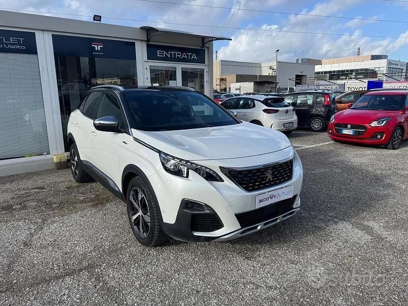 Usata Peugeot 3008 GT-line 120 CV (88 kW) 2017 Bianco SUV