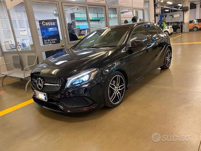 Usata Mercedes 180 Premium 109 CV (80 kW) 2018 Nero Berlina