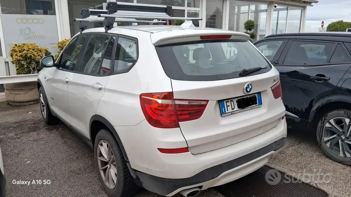 Usata BMW X3 Efficient Dynamics 190 CV (139 kW) 2016 Bianco SUV