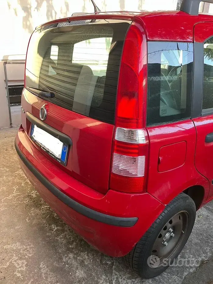 Usata Fiat Panda 60 CV (44 kW) 2008 Rosso Utilitaria