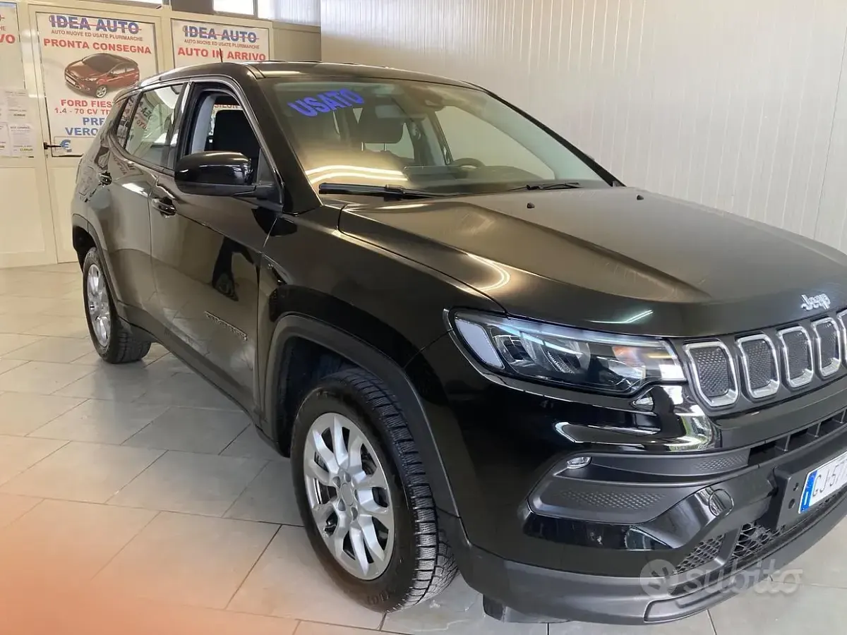 Usata Jeep Compass 131 CV (96 kW) 2022 Nero SUV