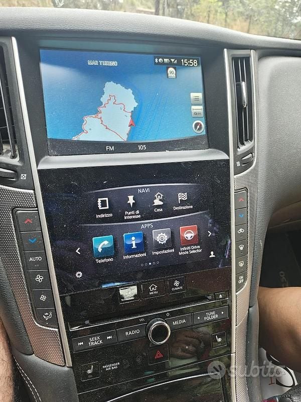 Usata Infiniti Q50 Sport Tech 170 CV (125 kW) 2015 Nero Berlina