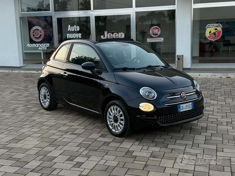 Usata Fiat 500C Lounge 69 CV (50 kW) 2020 Nero Cabrio