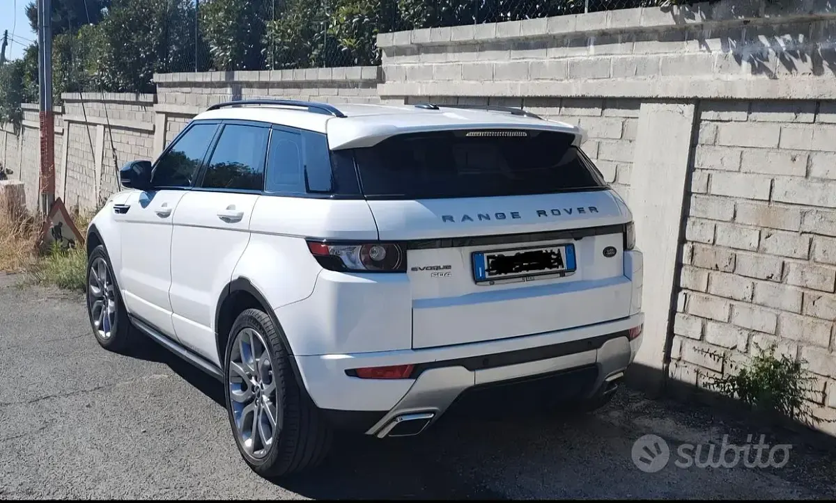 Usata Land Rover Range Rover evoque Dynamic 190 CV (139 kW) 2013 Bianco SUV