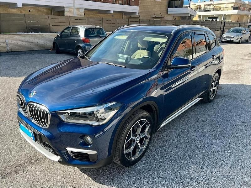 Usata BMW X1 xLine 150 CV (110 kW) 2017 Blu SUV