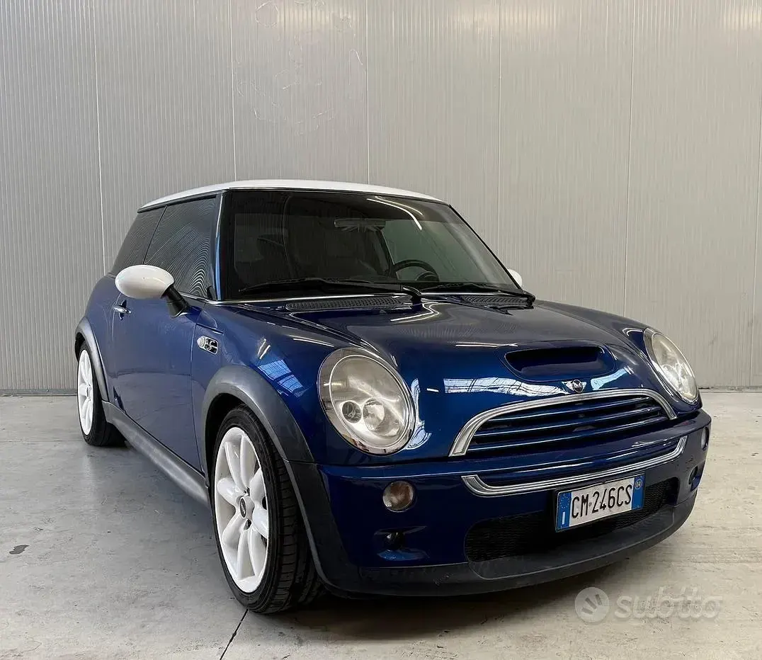 Usata Mini Cooper S 163 CV (119 kW) 2003 Blu Utilitaria