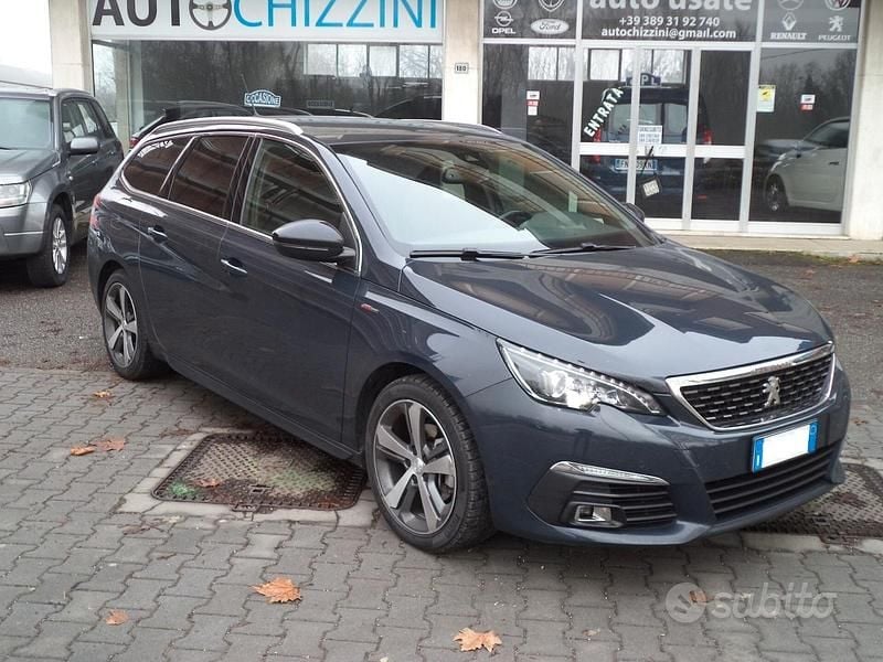 Grigio Usata 2019 Peugeot 308 GT-line Station wagon | 7990 € (Buon prezzo) - Immagine 1/4