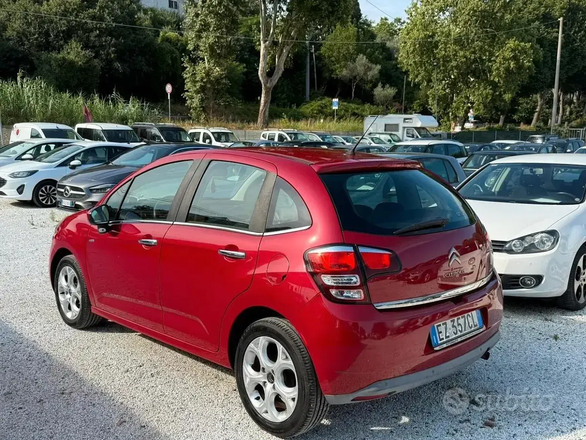 Usata Citroën C3 Exclusive 82 CV (60 kW) 2015 Rosso Berlina