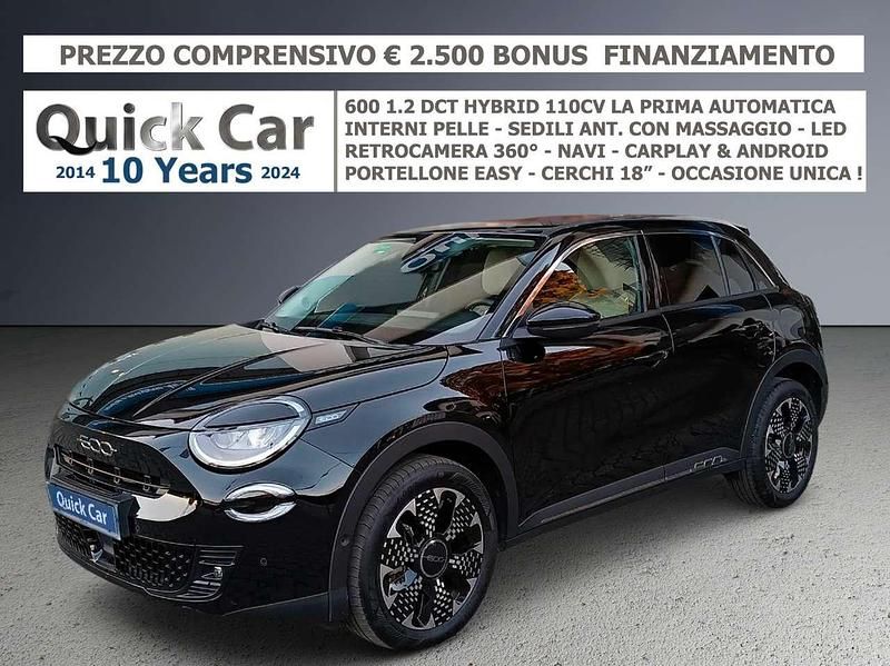 Usata Fiat 600 101 CV (74 kW) 2025 Nero SUV
