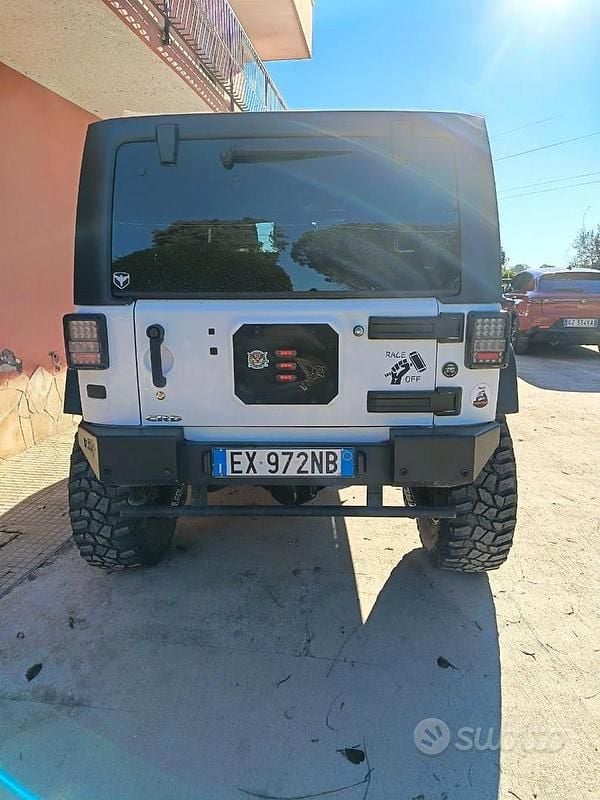 Usata Jeep Wrangler Rubicon 200 CV (147 kW) 2014 Bianco SUV