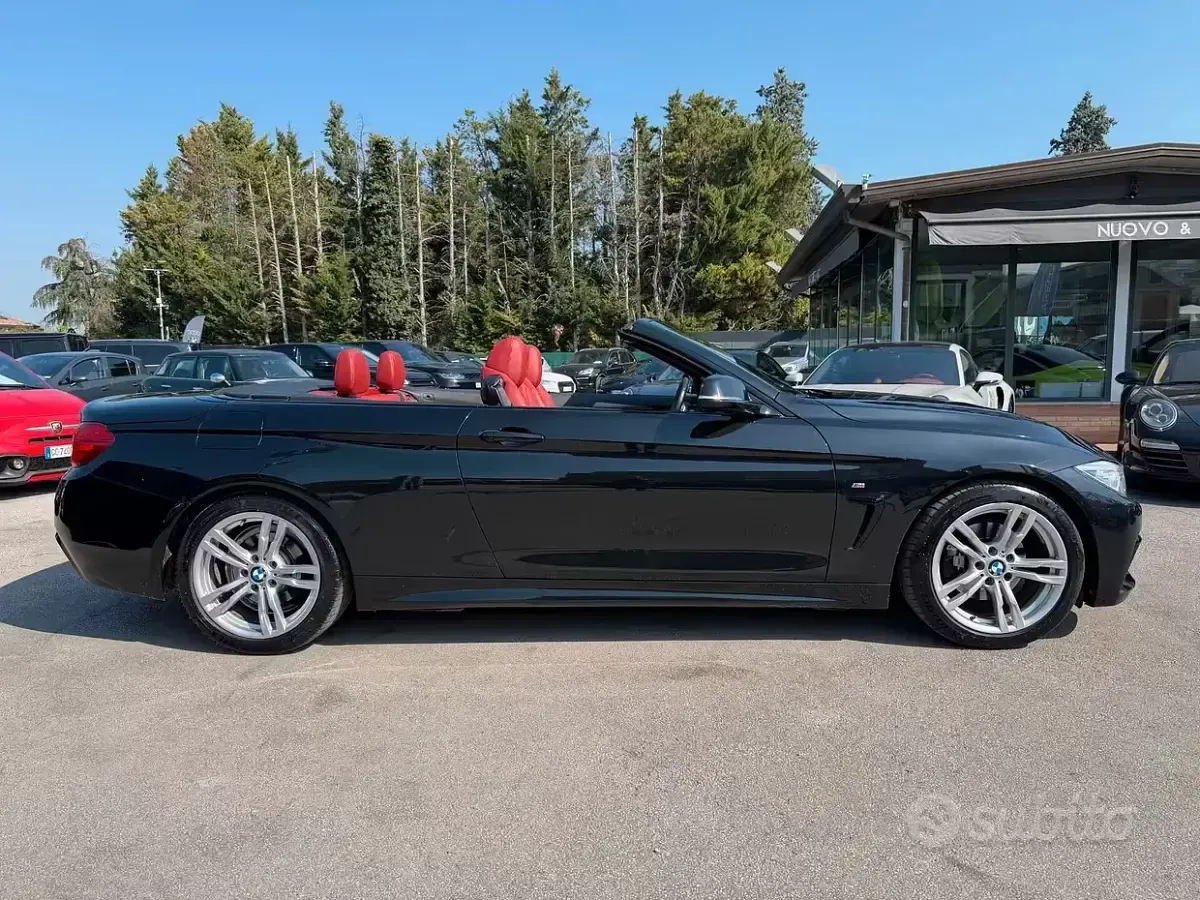 Usata BMW 420 Sport Line 184 CV (135 kW) 2014 Nero metallizzato Cabrio
