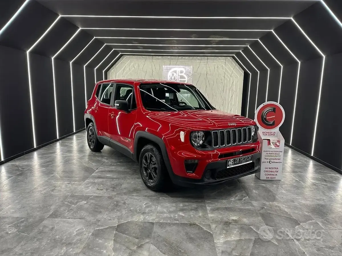 Usata Jeep Renegade Limited 131 CV (96 kW) 2022 Rosso SUV