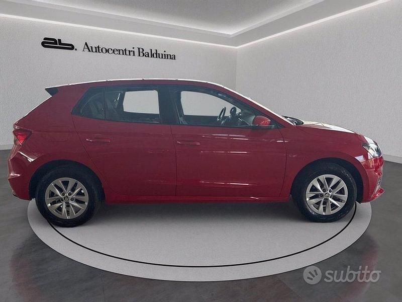 Usata Skoda Fabia Ambition 95 CV (69 kW) 2023 Rosso Utilitaria