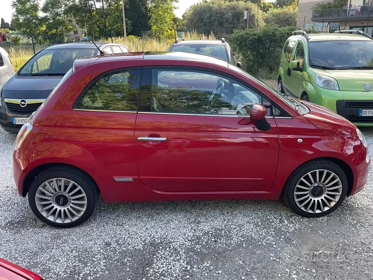 Usata Fiat 500 Lounge 69 CV (50 kW) 2010 Rosso Berlina