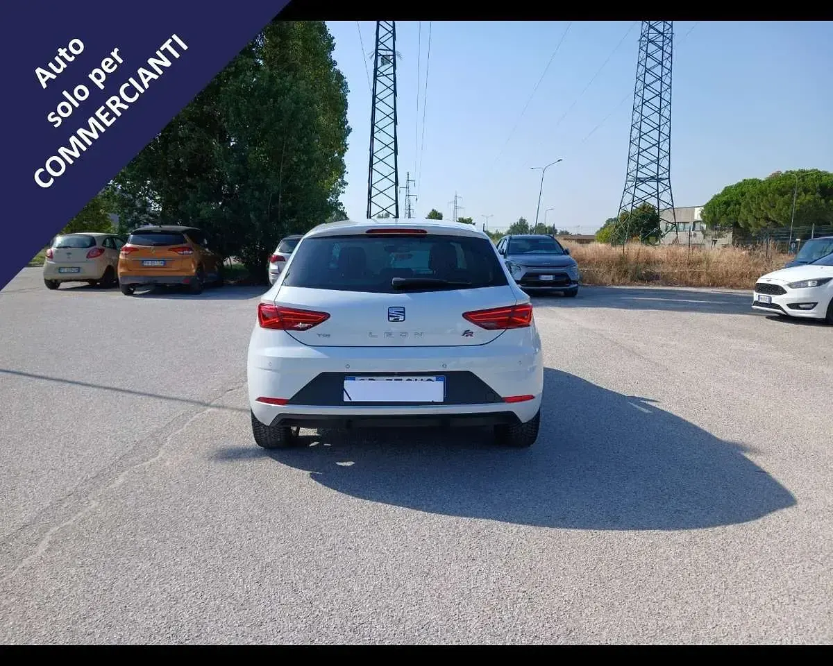 Usata Seat Leon FR 131 CV (96 kW) 2020 Bianco Berlina