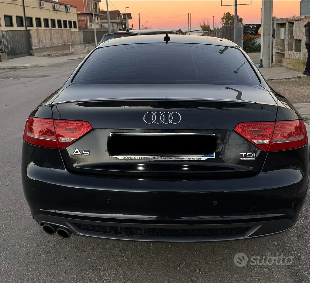 Usata Audi A5 S-Line 170 CV (125 kW) 2011 Nero Coupé