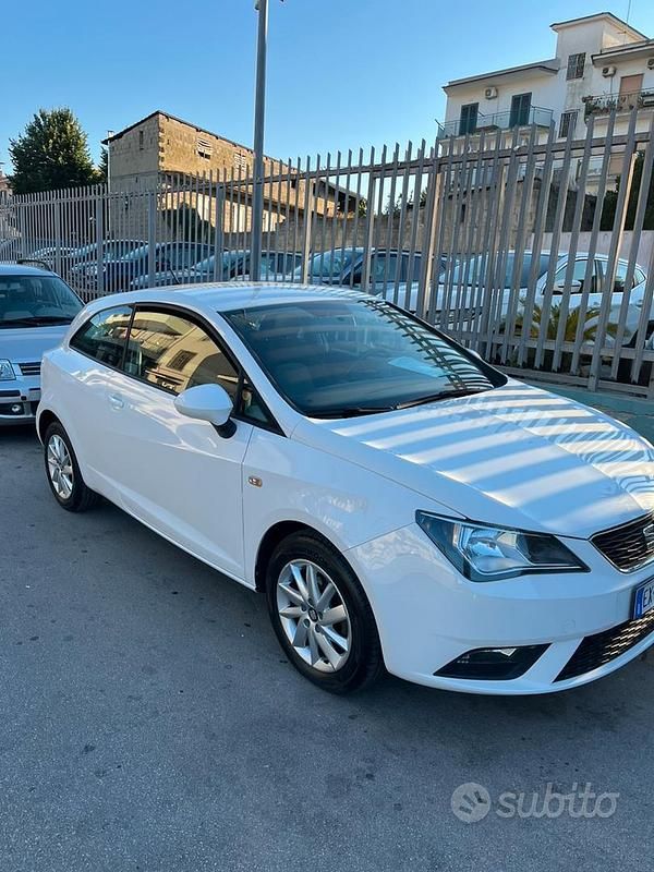 Usata Seat Ibiza 70 CV (51 kW) 2014 Bianco Berlina