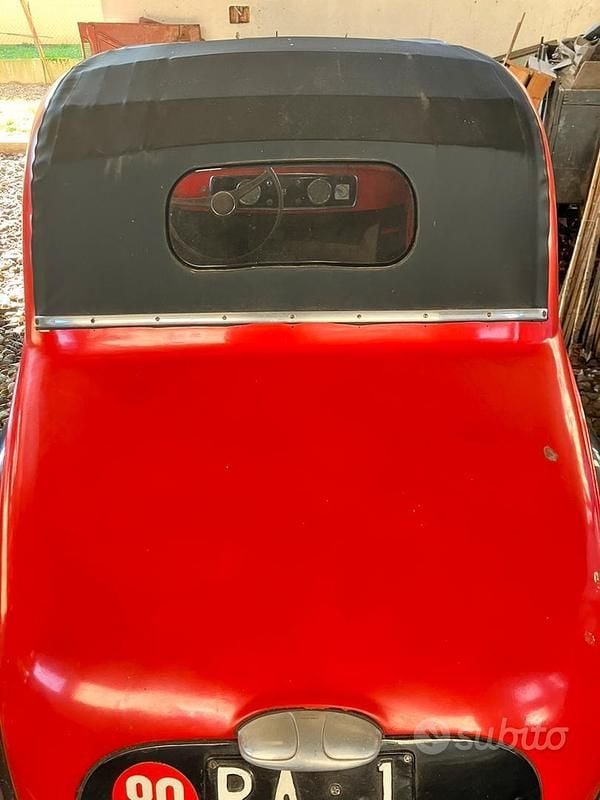 Occasion Fiat Topolino 1950 Rouge Citadine
