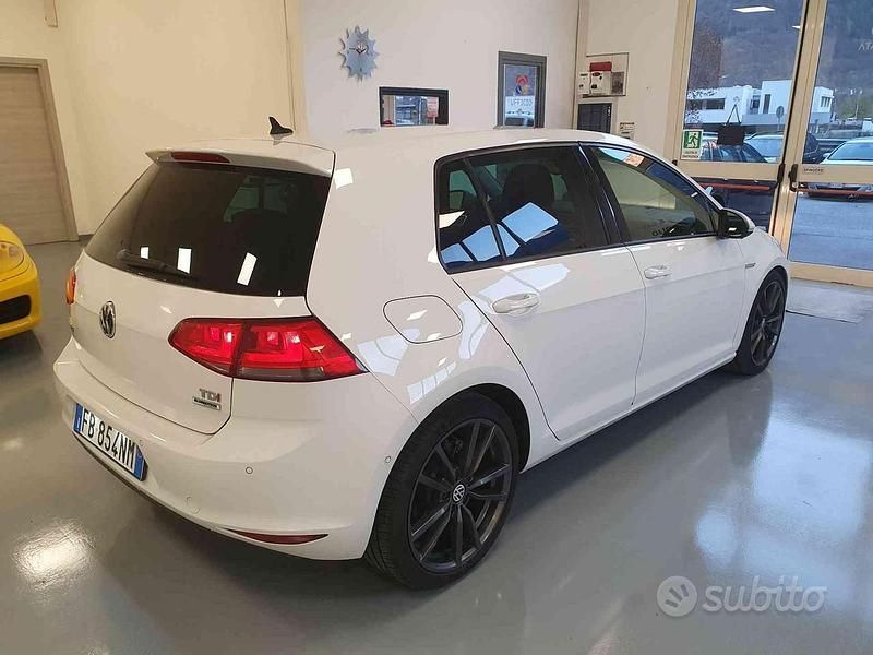 Usata VW Golf VII Edition 110 CV (80 kW) 2015 Bianco Berlina
