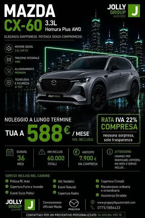 Usata Mazda CX-60 Homura-Line 249 CV (183 kW) 2026 SUV