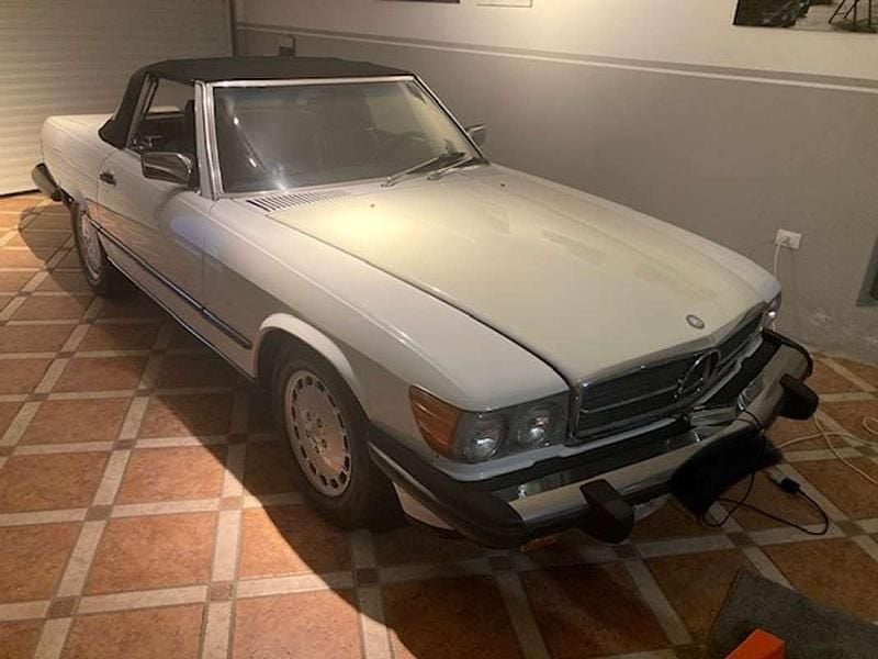 Usata Mercedes SL420 218 CV (160 kW) 1987 Bianco Cabrio