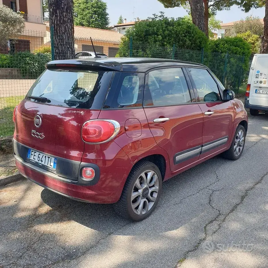 Usata Fiat 500L 85 CV (62 kW) 2016 Rosso Monovolume