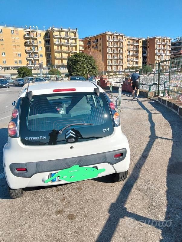 Usata Citroën C1 68 CV (50 kW) 2012 Bianco Utilitaria