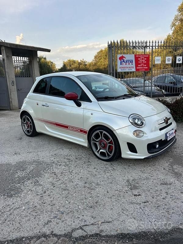 Usata Abarth 500 135 CV (99 kW) 2008 Bianco Berlina