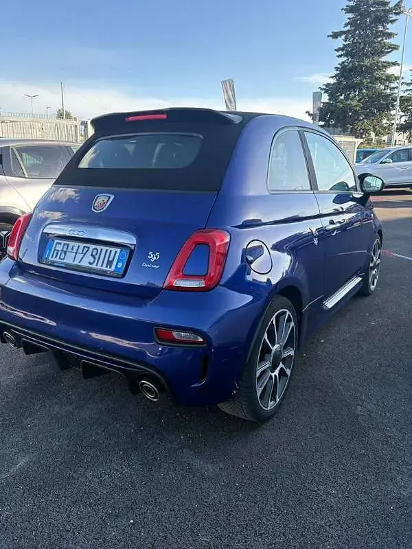 Usata Abarth 595C Turismo 165 CV (121 kW) 2016 Blu/azzurro Cabrio