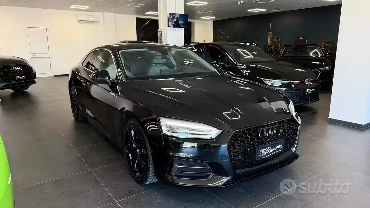 Usata Audi A5 Sport 190 CV (139 kW) 2017 Nero Coupé