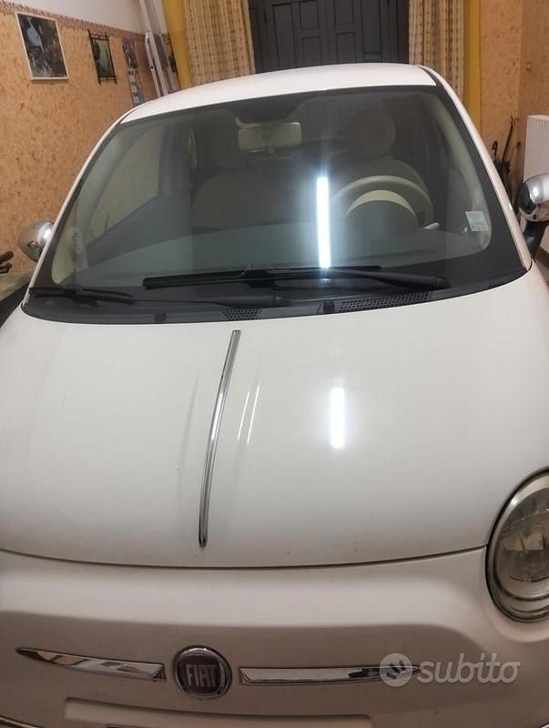 Usata Fiat 500 69 CV (50 kW) 2009 Bianco Cabrio
