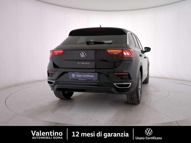 Usata VW T-Roc R-line 150 CV (110 kW) 2021 Nero SUV