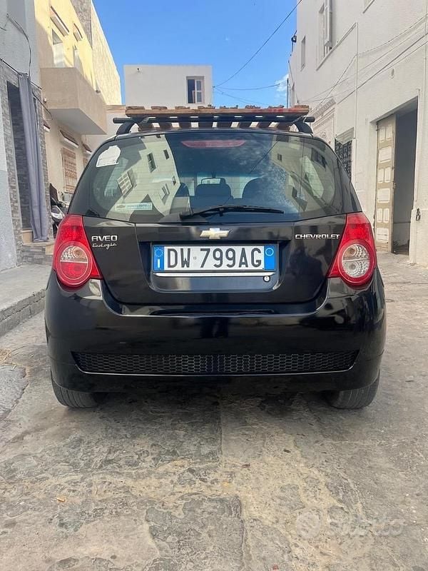 Usata Chevrolet Aveo 84 CV (61 kW) 2009 Nero Berlina