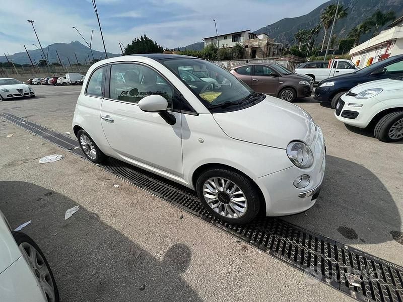 Usata Fiat 500 Lounge 95 CV (69 kW) 2016 Bianco Berlina
