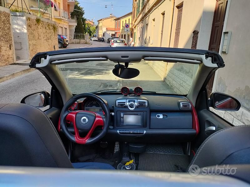 Usata Smart ForTwo Cabrio Brabus 98 CV (72 kW) 2008 Rosso Cabrio
