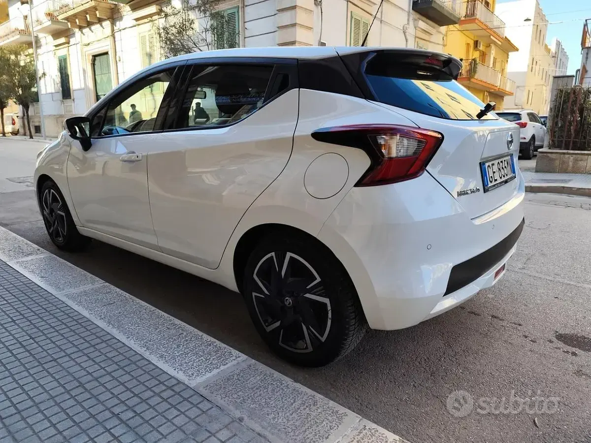 Usata Nissan Micra 92 CV (67 kW) 2021 Bianco Utilitaria
