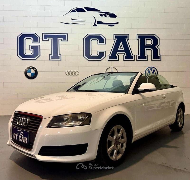 Usata Audi A3 Cabriolet Ambition 105 CV (77 kW) 2008 Bianco Cabrio