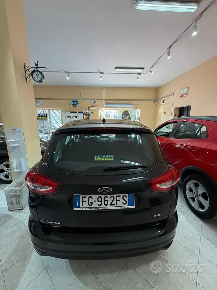 Usata Ford C-MAX Titanium 120 CV (88 kW) 2017 Nero Monovolume