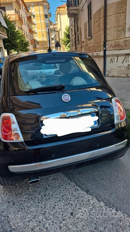 Usata Fiat 500 95 CV (69 kW) 2015 Nero Utilitaria